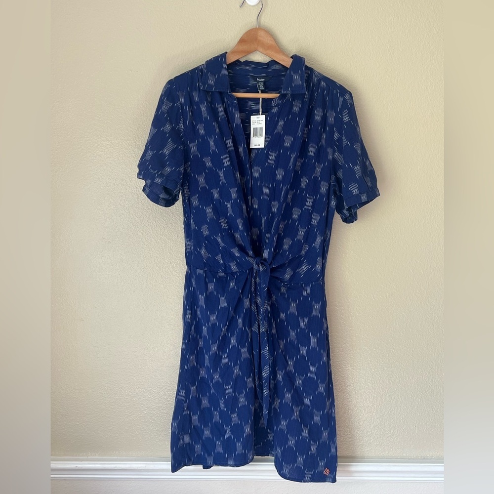 HATLEY Tie Front Dress - Picture 1 of 6